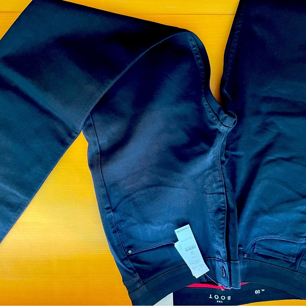 White House black market very black jeans. Size 10. High rise boot cut